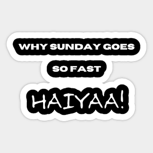 Haiyaa Sticker